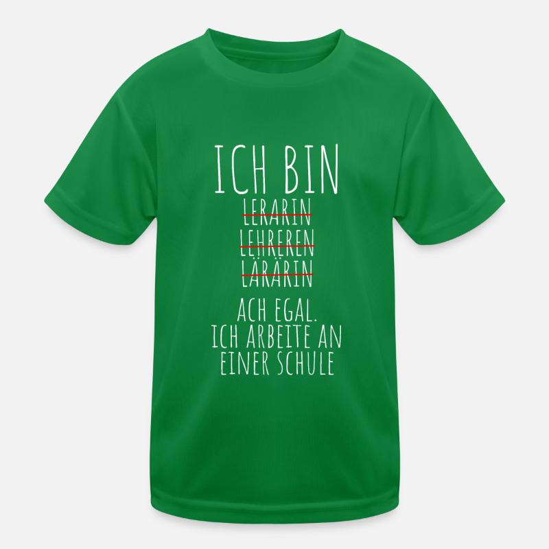 Lehrer Lehrkraft Referendar Spruch Gesamtschule Le Kinder Funktions-T-Shirt