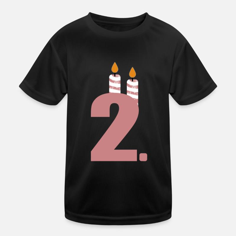 2. Geburtstag Kinder Funktions-T-Shirt