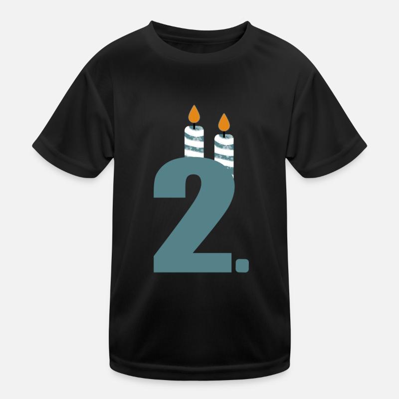 2. Geburtstag Kinder Funktions-T-Shirt