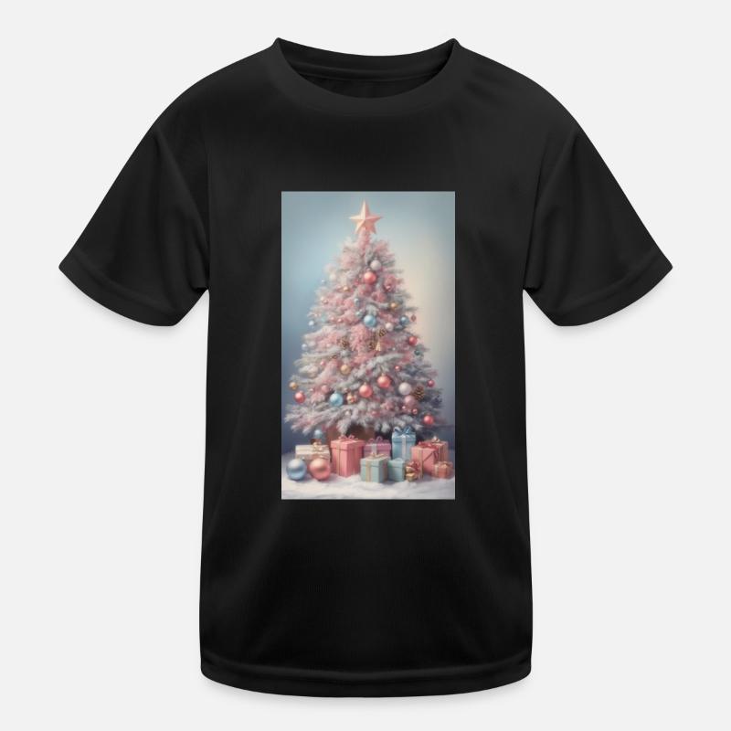Christmas tree Kids Functional T-Shirt