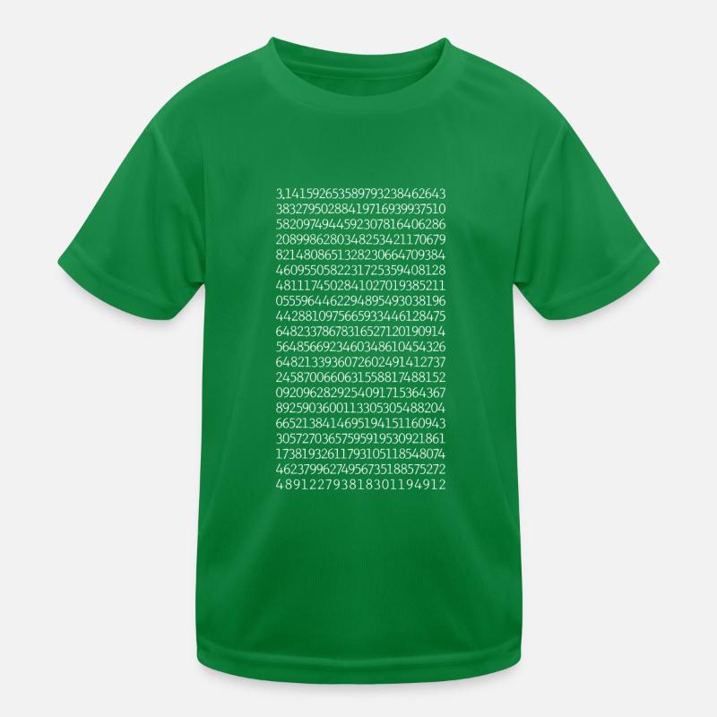 Circle number pi Kids Functional T-Shirt