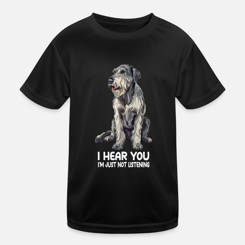 Irish Wolfhound Kinder Funktions-T-Shirt