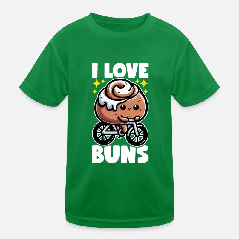 Cinnamon Bun Cinnamon Buns Kids Functional T-Shirt