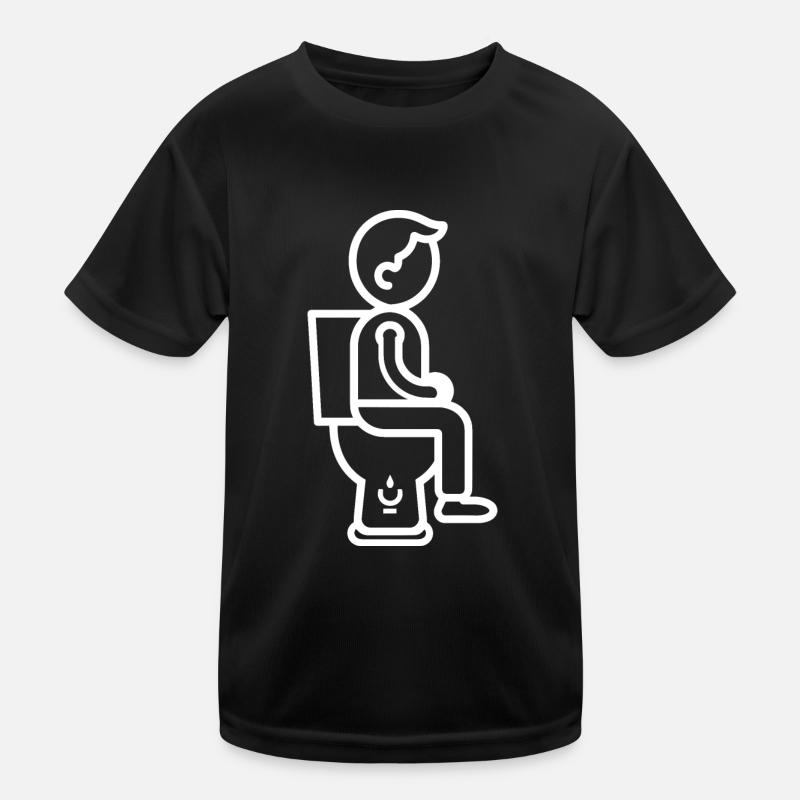 Toilette Kinder Funktions-T-Shirt