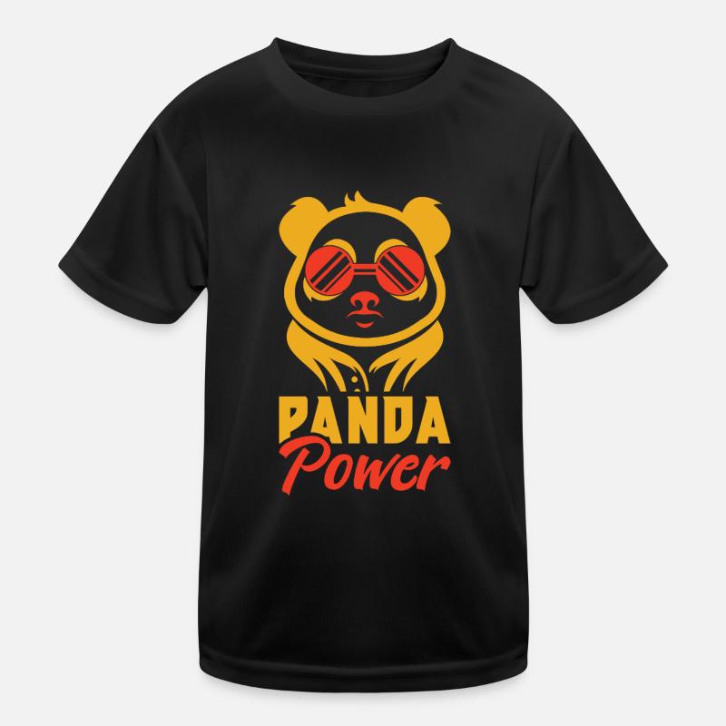Funny Panda Panda Bear Saying Monday Gift Kids Functional T-Shirt