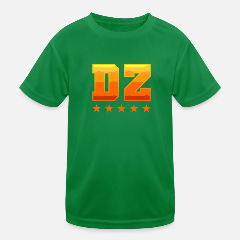 Algerien, DZ Kinder Funktions-T-Shirt