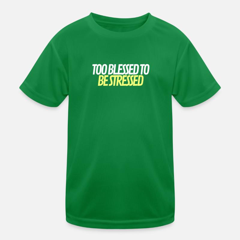 no stress Kinder Funktions-T-Shirt