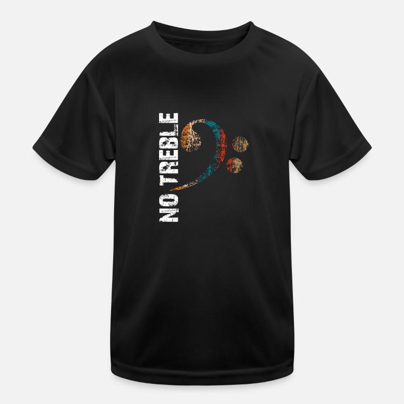 Basses, Pas d’aigus, Tonalités basses, Slapping Lignes de basse T-shirt sport Enfant