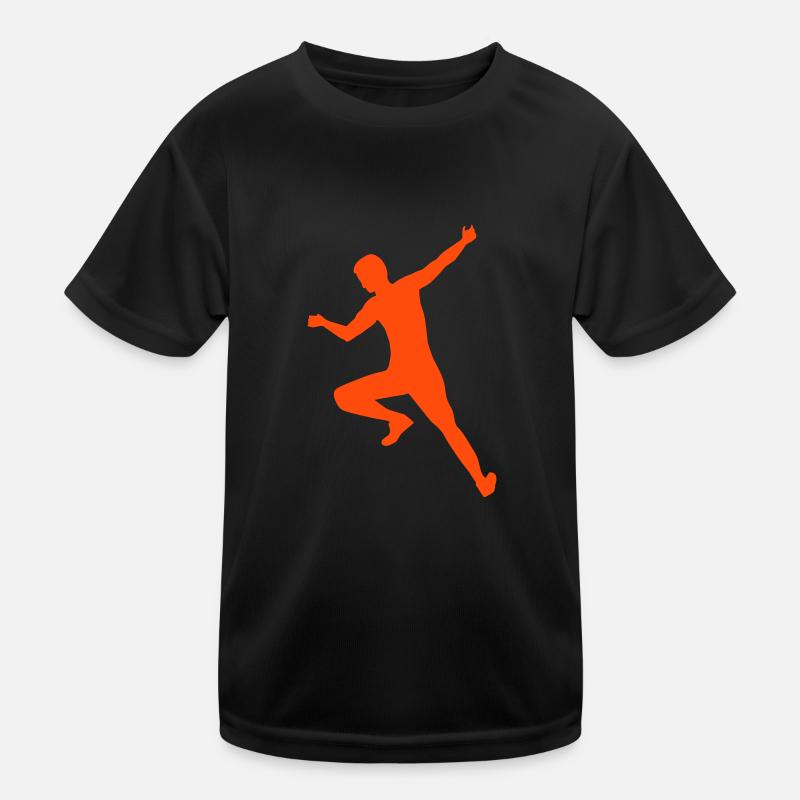 Bouldern Kinder Funktions-T-Shirt