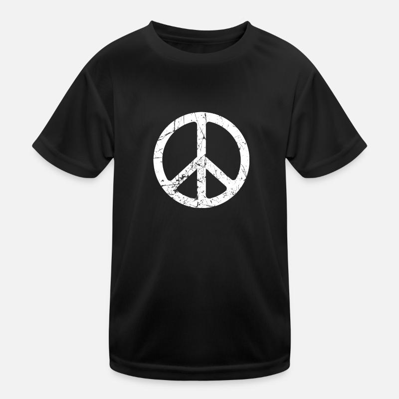 Signe de paix T-shirt sport Enfant
