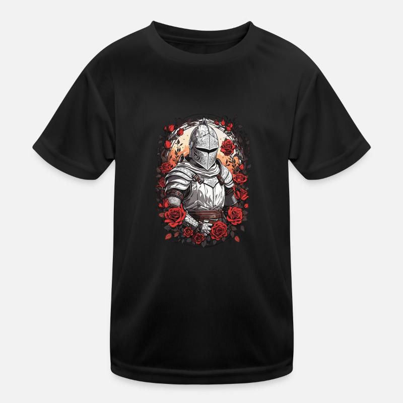 Roses d’armure de chevalier T-shirt sport Enfant
