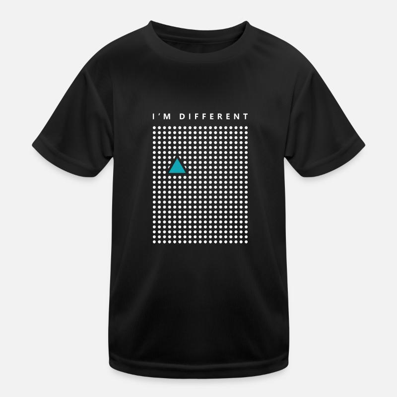 Anders stylish Dreieck Kinder Funktions-T-Shirt