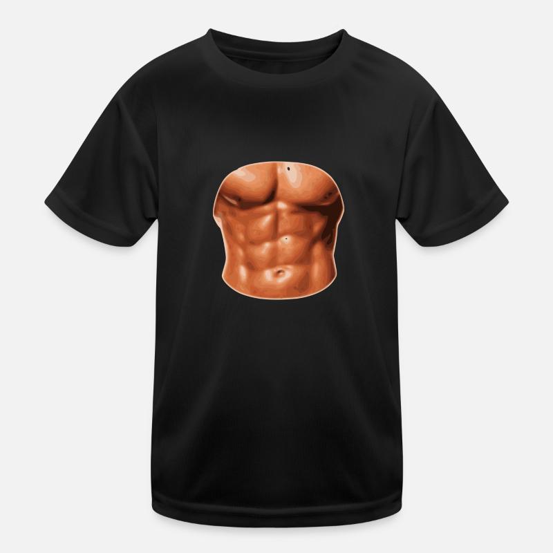 six pac Kids Functional T-Shirt