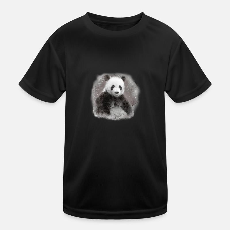 Panda Kinder Funktions-T-Shirt
