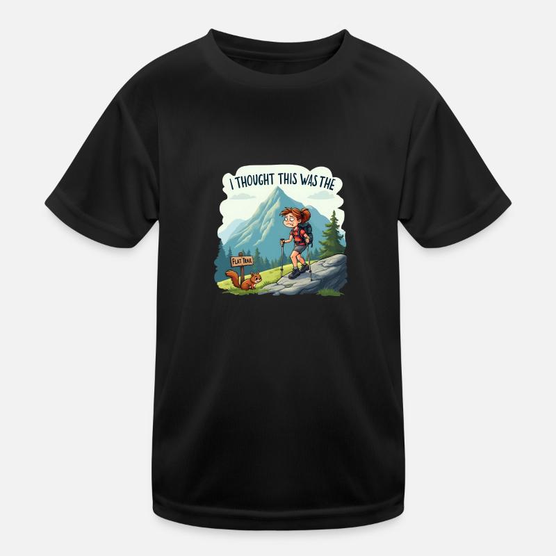 I thought this was the FLAT TRAIL - Hiking Mountains Kids Functional T-Shirt