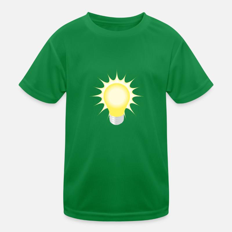 light bulb Kids Functional T-Shirt