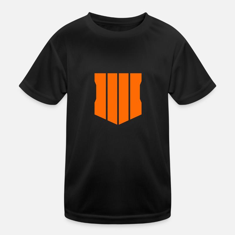 schwarzes Ops 4 Logo Kinder Funktions-T-Shirt