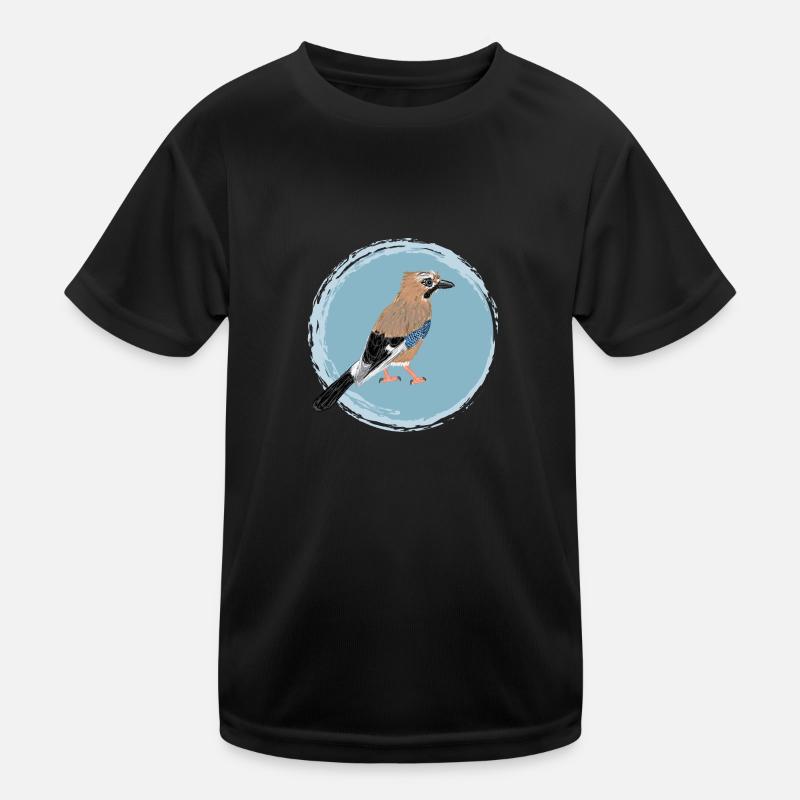 Eichelhäher / Eurasian Jay II Kinder Funktions-T-Shirt