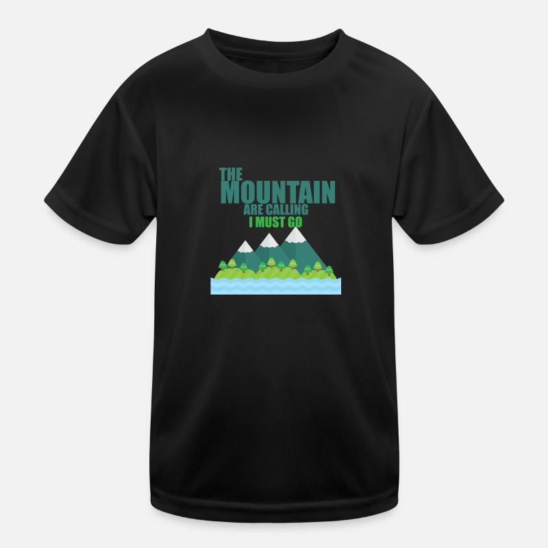 The Mountain Kinder Funktions-T-Shirt