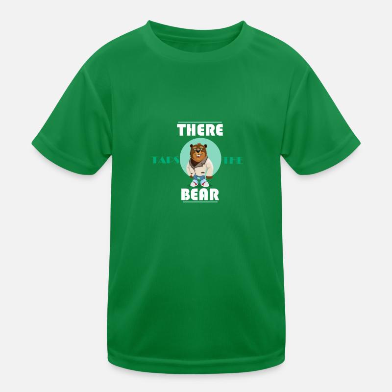 Da steppt der Bär Denglisch Witzig Lustig Kinder Funktions-T-Shirt