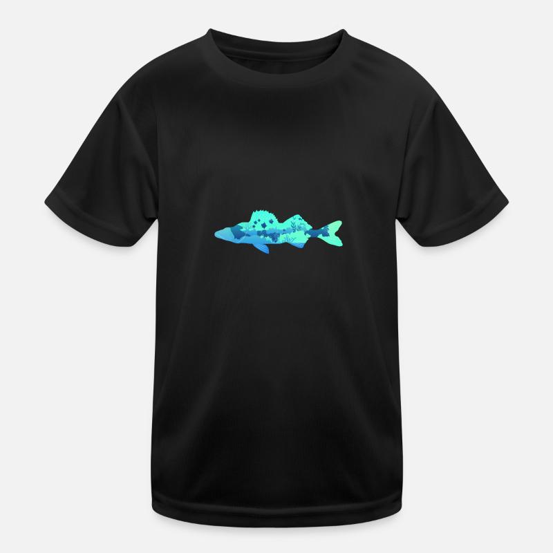 pike-perch Kids Functional T-Shirt