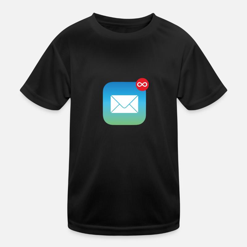 Mail Unendlich Arbeit | Immer genug zu tun Kinder Funktions-T-Shirt