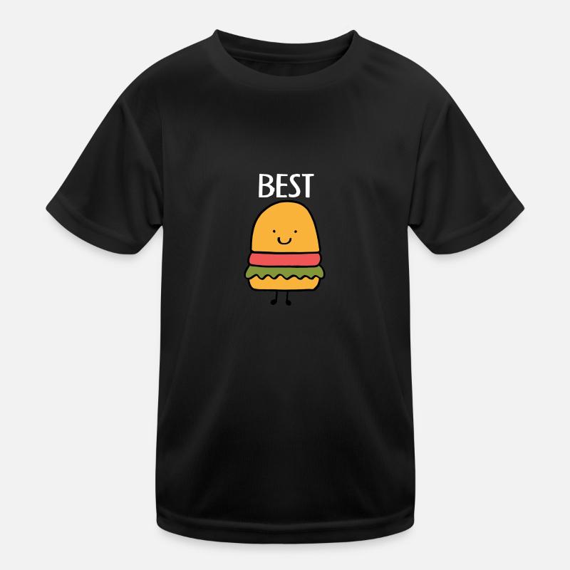 Best Friends, Beste Freunde, Partnershirt, Burger Kinder Funktions-T-Shirt