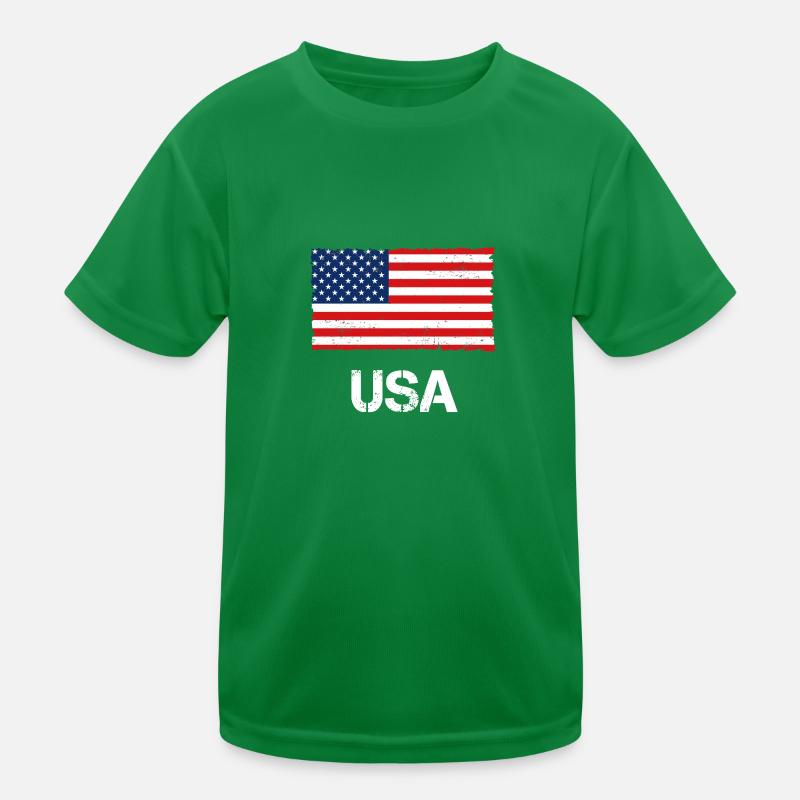 États-Unis T-shirt sport Enfant