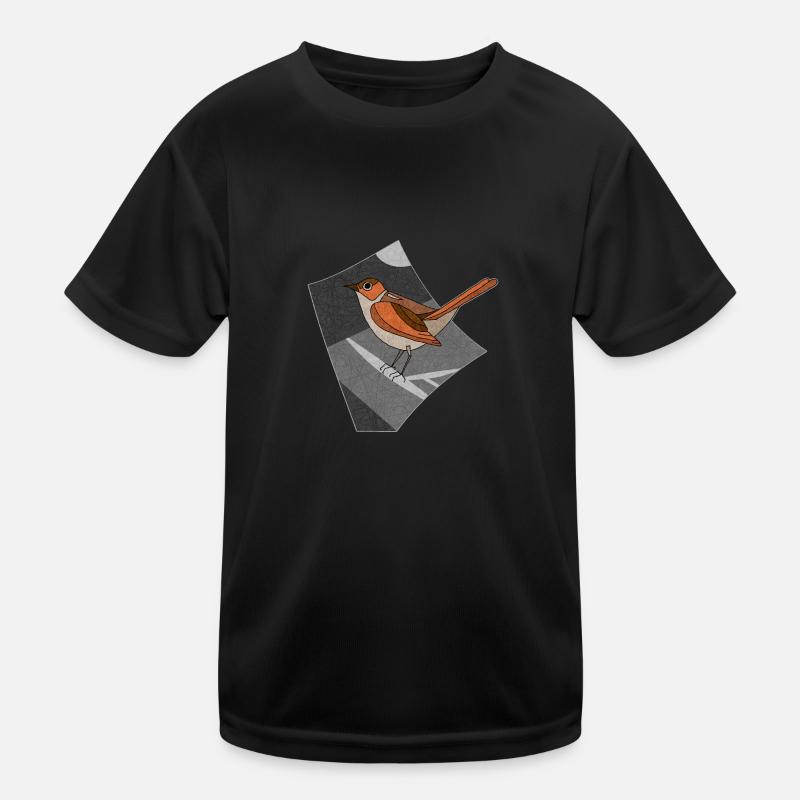 Oiseau rossignol T-shirt sport Enfant