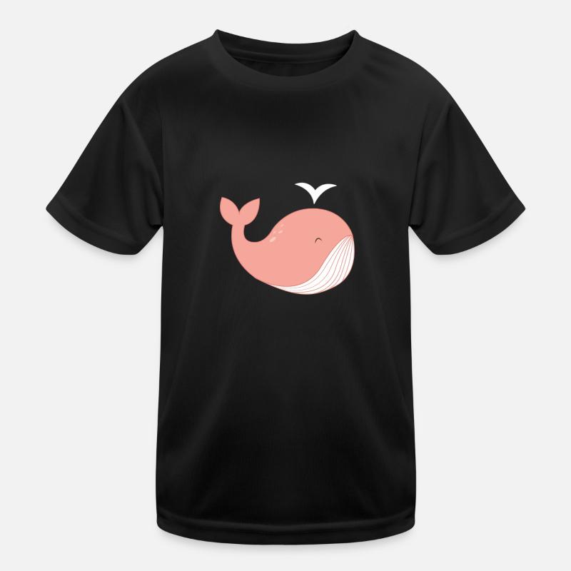 Whale nicht! Kinder Funktions-T-Shirt