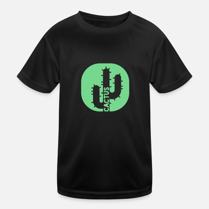 Cactus Vert Cool T-shirt sport Enfant