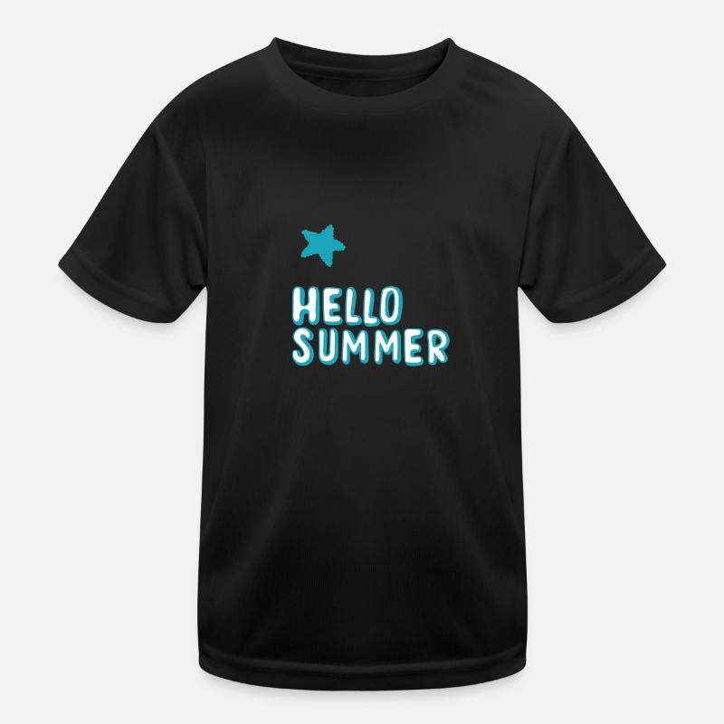Hello Summer Kids Functional T-Shirt