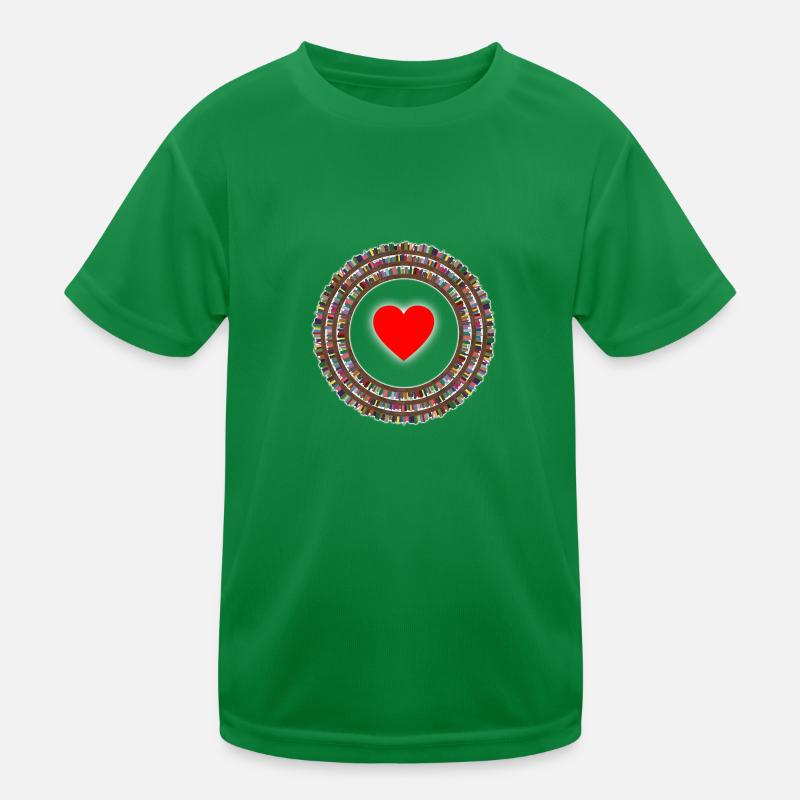 Bücher Liebe Kinder Funktions-T-Shirt