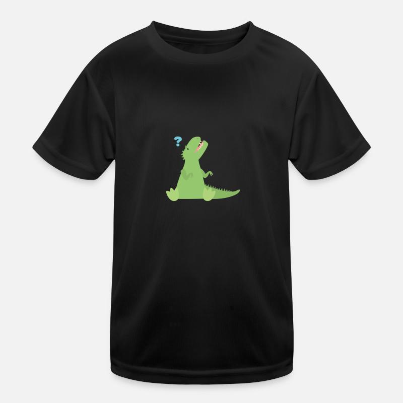T Rex question mark Kids Functional T-Shirt