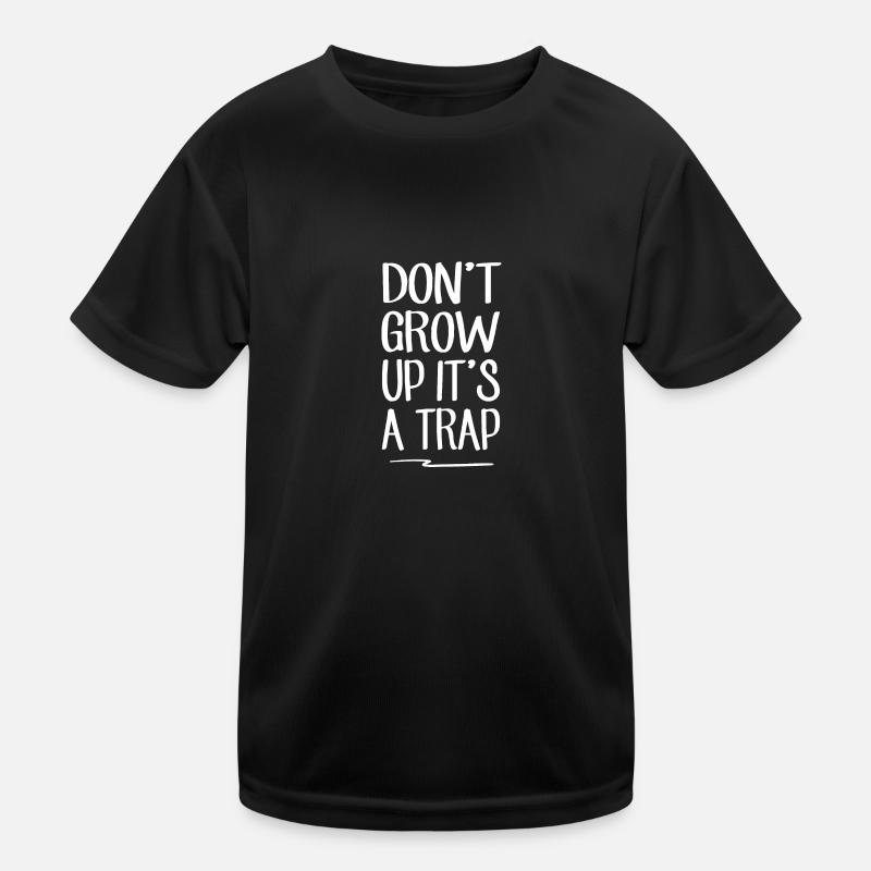 sarcastically - Kids Functional T-Shirt - black
