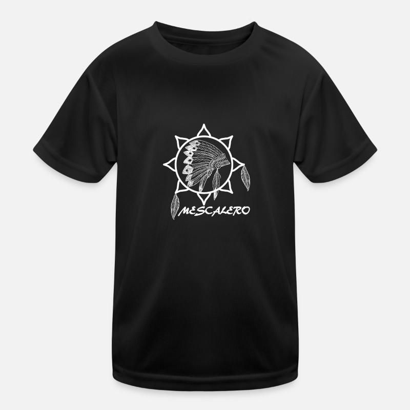 Mescalero Apache Indianer - White Kinder Funktions-T-Shirt