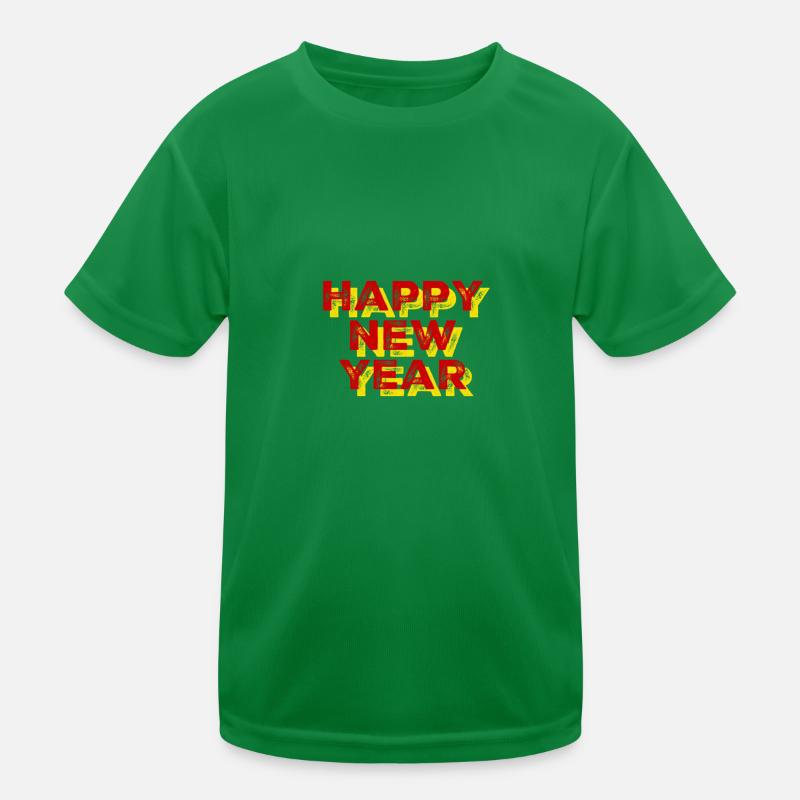 Happy New Year Kinder Funktions-T-Shirt