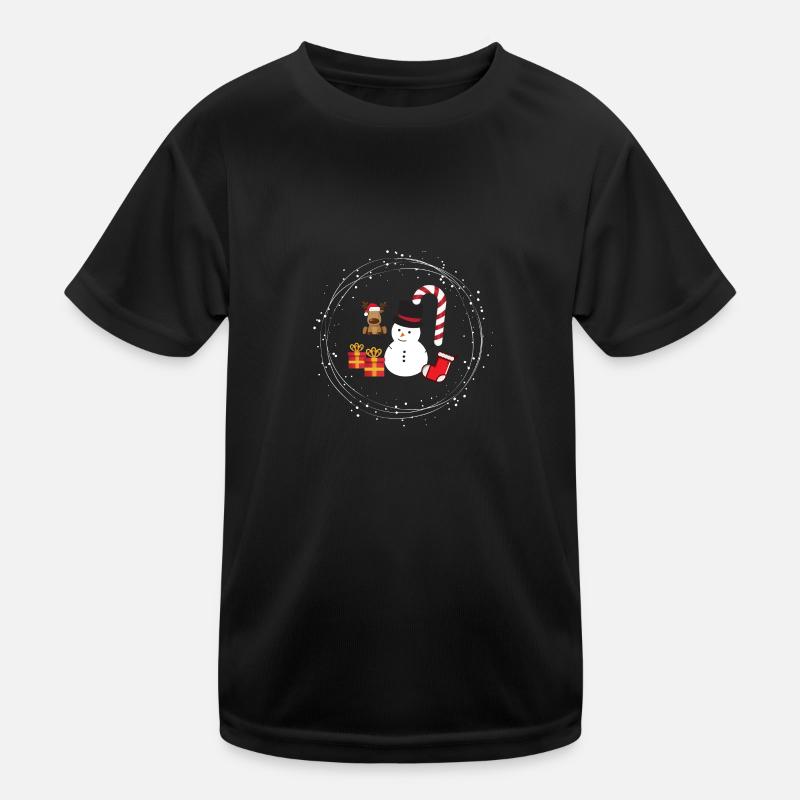 Weihnachten eines Kindes Kinder Funktions-T-Shirt