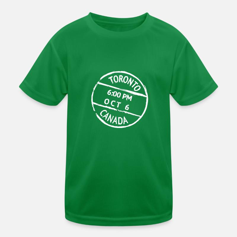 Toronto, Canada Stamp Kids Functional T-Shirt