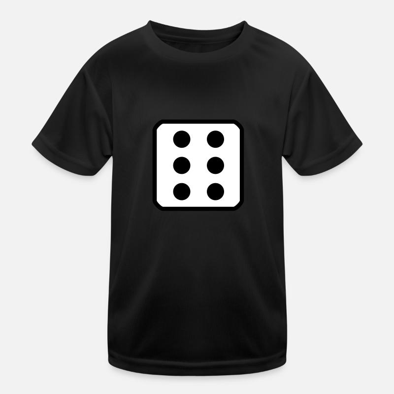 Würfel 6 Kinder Funktions-T-Shirt