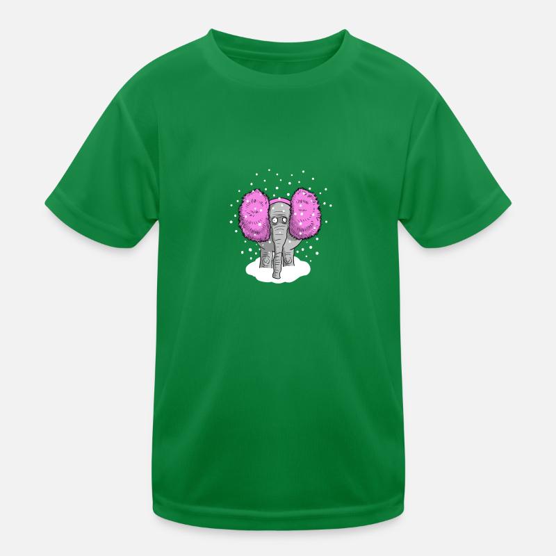 Elefant Kinder Funktions-T-Shirt