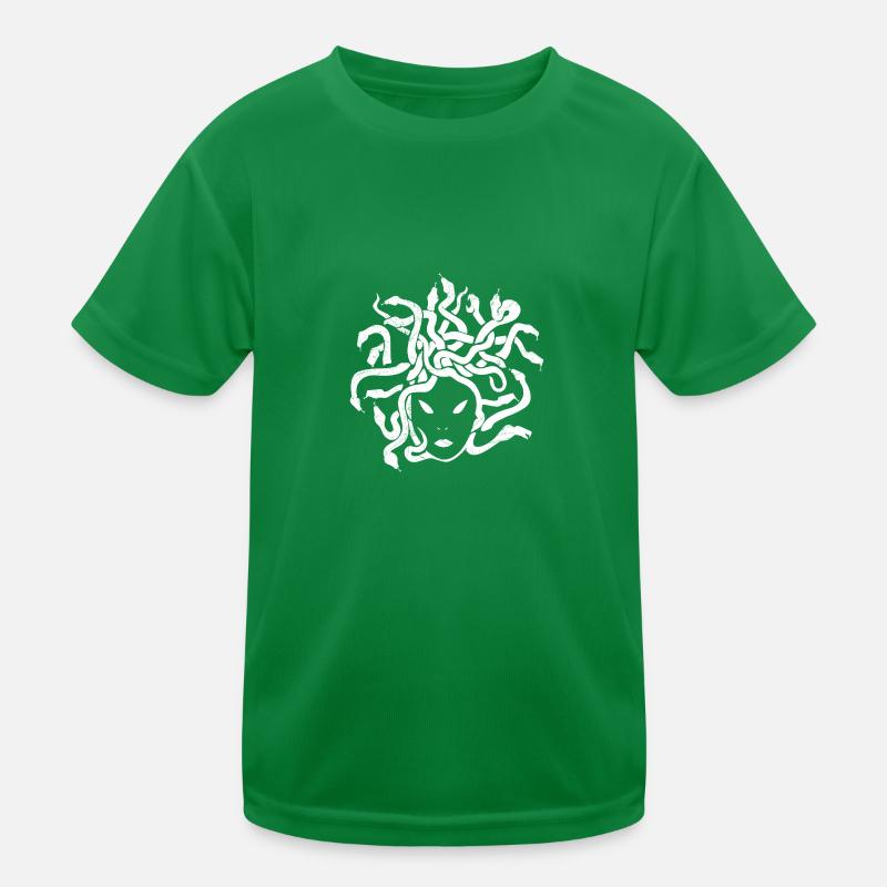 Griechisch Medusa Gorgoneion Schutz Geschenkidee Kinder Funktions-T-Shirt