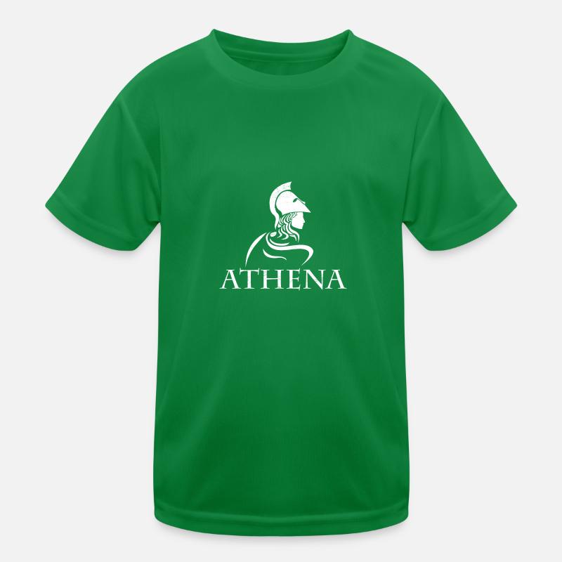 Greek mythology Athena silhouette gift Kids Functional T-Shirt