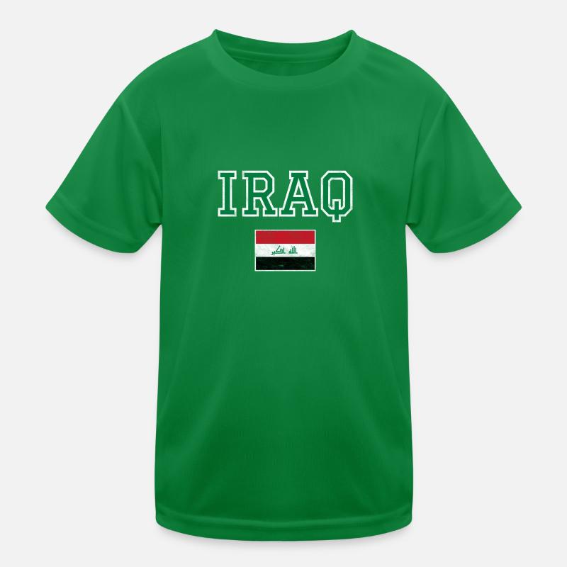 Iraq Kids Functional T-Shirt