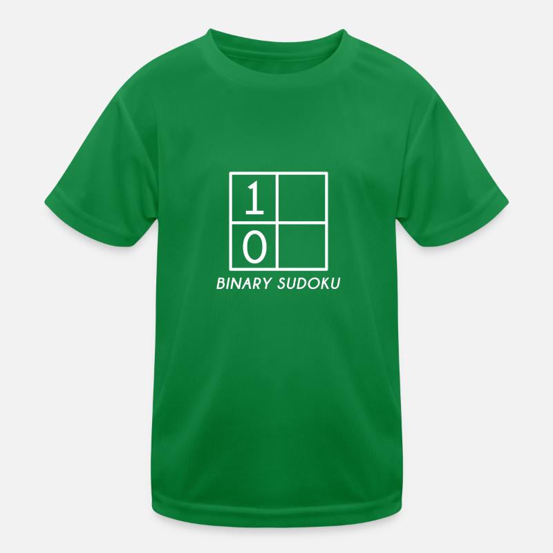 Sudoku Geschenk Binary Binär Nerd Zahlenspiel Kinder Funktions-T-Shirt