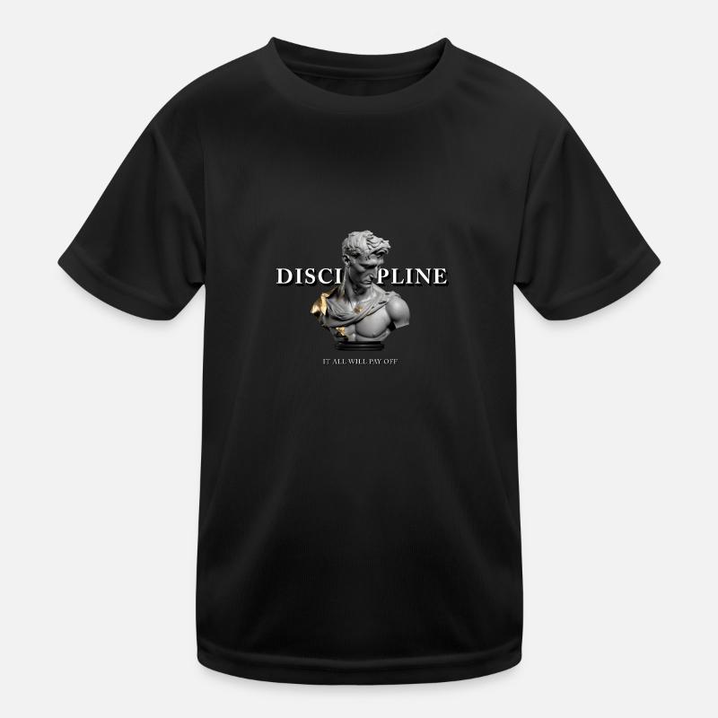 Disziplin Griechische Statue – It All Will Pay Off Kinder Funktions-T-Shirt