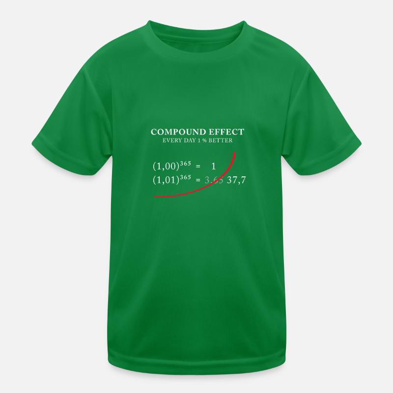 Compound Effect – Jeden Tag 1% besser Kinder Funktions-T-Shirt