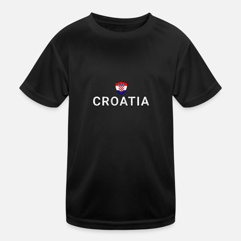 Croatie T-shirt sport Enfant