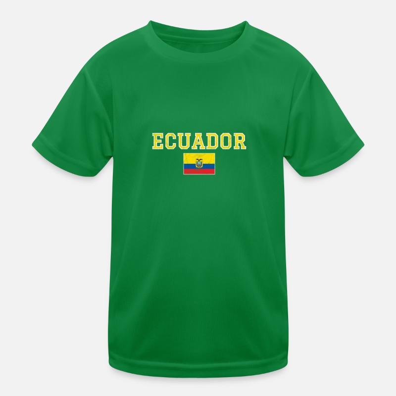 Ecuador Kinder Funktions-T-Shirt