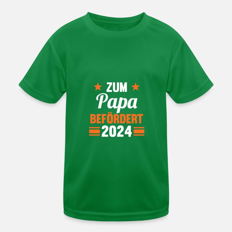 Werdender Papa 2042 Kinder Funktions-T-Shirt